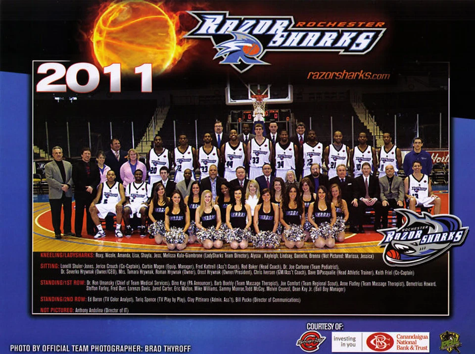 2011 Rochester бритвы акулы бритвы акулы команды фото - Изображение 1 из 1