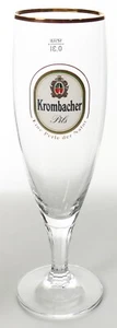 Krombacher Exklusiv Pokal Pils Tulpe Bierglas 0,3l Glas seit 1803 Goldrand 7961