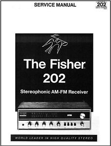 202 Radio Receiver Service Manual Fits Fisher