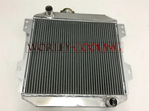 Aluminum radiator For Ford Capri MK1 MK2 MK3 Kent 1.3L 1.6L/2.0 Essex/Escort 1.6 - Afbeelding 1 van 10