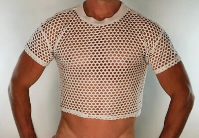 CAMISA MANGA CURTA MALHA CROPPED BRANCA TAMANHO M - Imagem 1 de 3