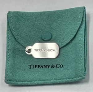 Dije Tiffany & Co de plata de ley 925 con etiqueta de diamantes - Imagen 1 de 5