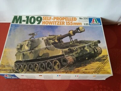 ✅ITALERI no235 M-109 HOWITZER 155MM -decal ESERCITO ITALIANO- KIT 1/35 - Immagine 1 di 4