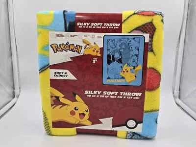 Manta Pokemon 40" x 50" Sedosa SUPER SUAVE NUEVA Foto 1 de 4