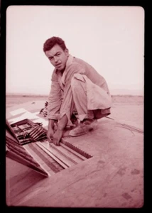 (1) WWII, 1943 FILM NEGATIVE, 318TH FIGHTER SQUADRON, NORTH AFRICA CAMPAIGN, #2 - Picture 1 of 2