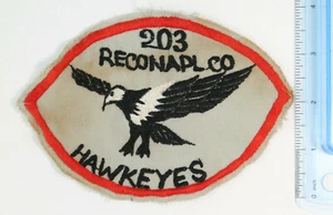 203rd Recon Airplane Co Hawkeyes Patch Vietnam War Era US Army - Picture 1 of 2