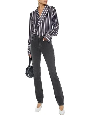 NUEVO CON ETIQUETAS SIMON MILLER W009 GASPER Jeans Prenda Tinte Slim Bota EE. UU.🇺🇸HECHA Talla 27 Foto 1 de 4