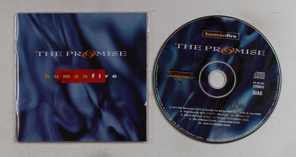 The Promise Human Fire EU ADV CD 1999 PR-Stamp Hardrock AOR - Bild 1 von 1