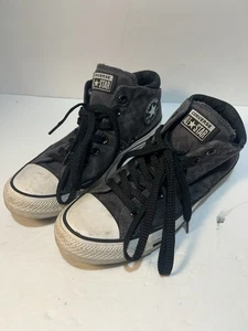 Converse Chuck Taylor All Star Sneakers Madglam Dunk Black Gray Sz 8 Women's - Picture 1 of 6