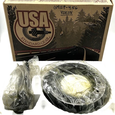 USA Standard Ring & Pinion gear set GM 12 bolt truck in a 4.56 ratio Yukon Read - Image 1 of 4