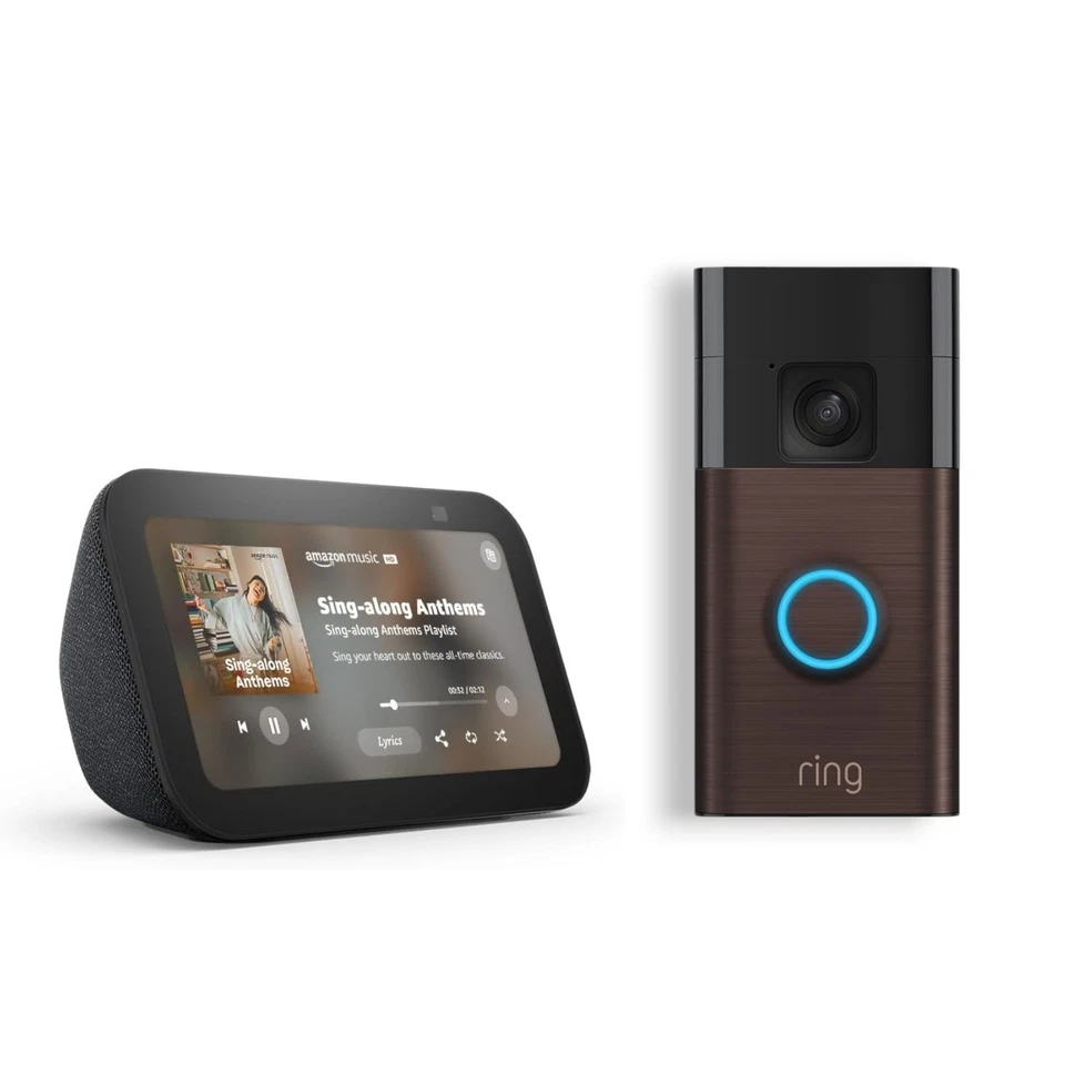 Ring Battery Doorbell - Satin Nickel B09WZBPX7K