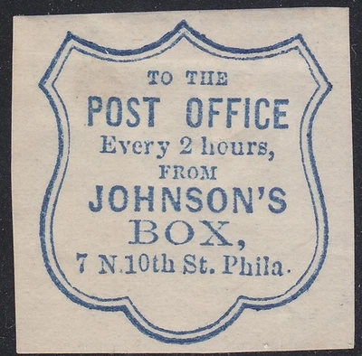 LOCALES DE EE. UU. CAJA JOHNSON PHILADELPHIA SEGUNDA ORIGINAL TIPO 2 COMO NUEVA 41 Foto 1 de 3