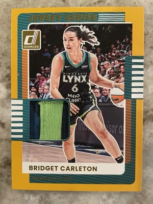2025 Panini Donruss WNBA Basketball #83 BRIDGET CARLETON Jersey Series Gold /10! - Image 1 of 2