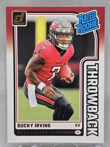 2024 Donruss #6 Bucky Irving Rated Rookies Throwback - Picture 1 of 2