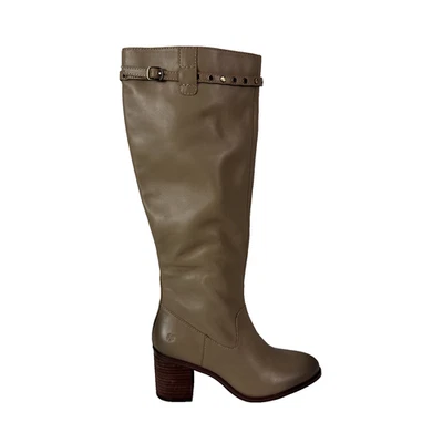 Bota de montar Lucky Brand muestra para mujer 6B limón cuero tostado nueva sin caja cremallera completa Foto 1 de 4