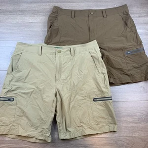 x2 LL Bean Cresta Hiking Shorts 10” Cargo Quick Dry Lightweight Lot Men’s 40 - Picture 1 of 21