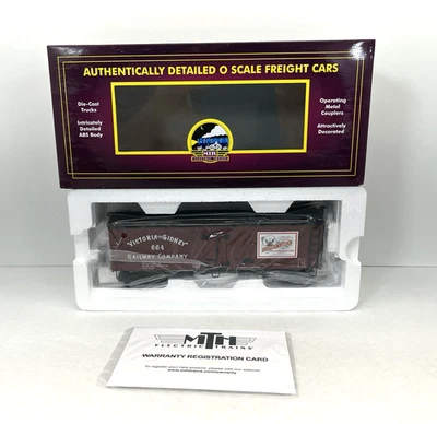 MTH Premier 20-94631 CTTA  Victoria & Sidney Co. 36’ Wood Beer Reefer O NEW #664 - Image 1 of 4