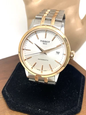 Reloj Hombre Tissot Swissmatic Automático Suizo Oro Rosa Plata T1294072203100 Foto 1 de 4