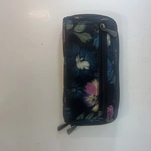 Lug Splits XL Floral Black RFID Wristlet Geldbörse - Bild 1 von 14