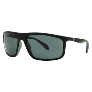Emporio Armani Green Rectangular Men's Sunglasses EA4212U 500171 64 - Picture 1 of 4