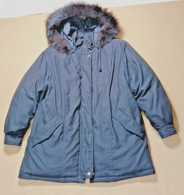 Abrigo deportivo Bromley para mujer mediano pequeño plumón parka plumas de aves acuáticas piel sintética Foto 1 de 4