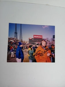 VTG Signed Johnny Unitas 10x8 Picture Football Game Baltimore Colts NFL - Picture 1 of 10