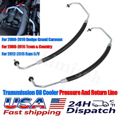 Línea de presión y retorno del enfriador de aceite para Dodge Grand Caravan, Town & Country, Ram C/V Foto 1 de 4