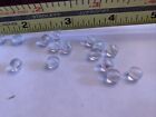 Lot Of 40 Clear Glass Beads