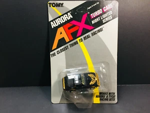 AFX TOMY ~RARE~ PONTIAC FIREBIRD T/A LIGHTED Bl/Gold NEW on Card Aurora HO L@@K - Picture 1 of 7