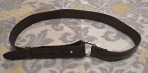 NWT John Varvatos brown distressed leather silver buckle belt 32 Men's $248 - Picture 1 of 3