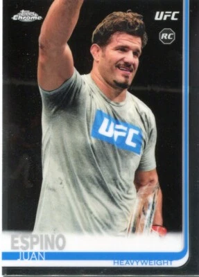 2019 Topps UFC Chrome NO. 88 Juan Espino - Heavyweight - Image 1 of 2
