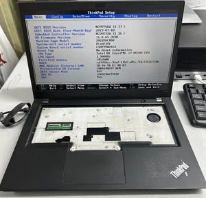 Lenovo ThinkPad T480s 14" Intel i7-8650U . 16GB RAM . NOSSD /FOR PART - Picture 1 of 4