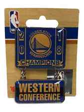 Golden State Warriors 2018 Western Conference Champions Aminco Dangler Pin