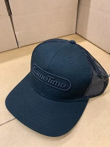 GameTime Snap Back Trucker Mesh Hat Cap Black One Size - Picture 1 of 2