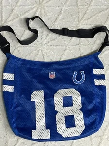 Colts Peyton Manning Purse Mesh Jersey Style Handbag by proFANity by Littlearth - Picture 1 of 10