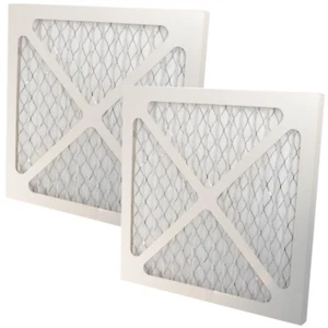 2-Pack MERV 8 Pleated AC Furnace Air Filter for Heating & Ventilation Systems - Picture 1 of 7