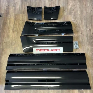 Land Rover Defender L663 110 130 Lower Door Mouldings Gloss Black New - Picture 1 of 6