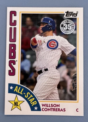 Willson Contreras 2019 Topps 1984 Topps Baseball All-Stars #84AS-WC Insert Cubs - Image 1 of 2