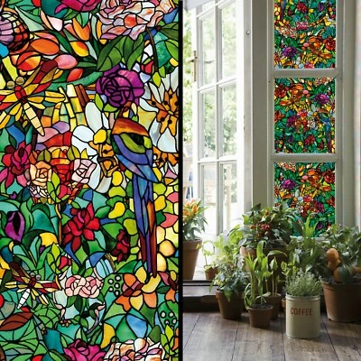 Fensterfolie 10€/m² Tulia Klebefolie transparent Bunt Buntglas Folie d-c-fix - Bild 1 von 2