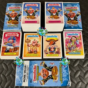 CUBO DE BASURA NIÑOS FOOD FIGHT 251-CARD MASTER SET BASE+CHEF+YAWYE+CEREAL+ADÁN+3X! - Imagen 1 de 1