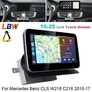 Radio estéreo Carplay para Benz CLS C218 2010-2017 NTG4/4,5/5 10,25"" pantalla Linux - Imagen 1 de 12