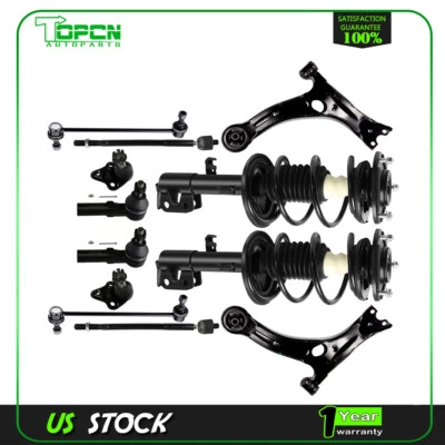 For Toyota For Corolla 2009-2013 Front Struts w/ Coil Spring Sway Bars Assembly Foto 1 de 4