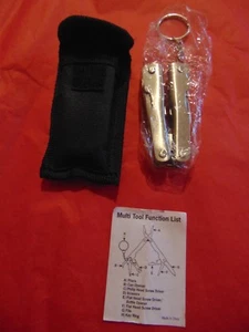 Camp/Hike? Survival Stainless Steel Multi Tool/Plier -9 Function W/Case - NEW! - Picture 1 of 6