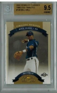 2002 Donruss Classics Timeless Tributes #128 Bill Hall BGS 9,5 gemma ottime condizioni #1/100 - Foto 1 di 1