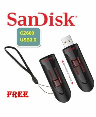 SanDisk 256GB 128GB 64GB 32GB 16GB Glide Memory Stick USB 3.0 Flash Drive lot UK