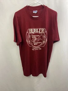 Vintage Buhler Kansas Centennial 1988 Hanes Size XL Mens Single Stitch T Shirt - Picture 1 of 6