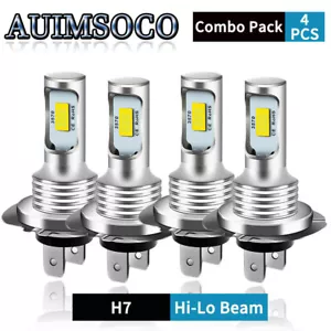 For Dodge Sprinter 3500 2007-2009 Combo 4x H7+H7 LED Headlight Kit Bulbs 10000K - Picture 1 of 16