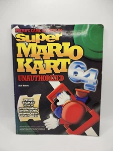 Nintendo Super Mario Kart 64 Unauthorized Game Secrets Strategy Guide Prima 1997 - Picture 1 of 11
