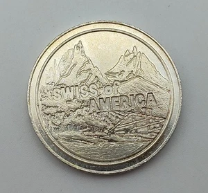 Swiss of America 999 Feinsilber 1 Unze oz. runde münze - Bild 1 von 4