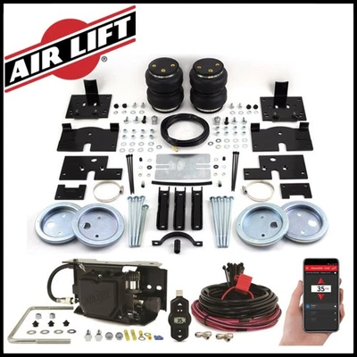 Air Lift 5000 Air Spring Bags & Wireless Compressor fit 2010-2018 Dodge Ram 1500 - Image 1 of 4